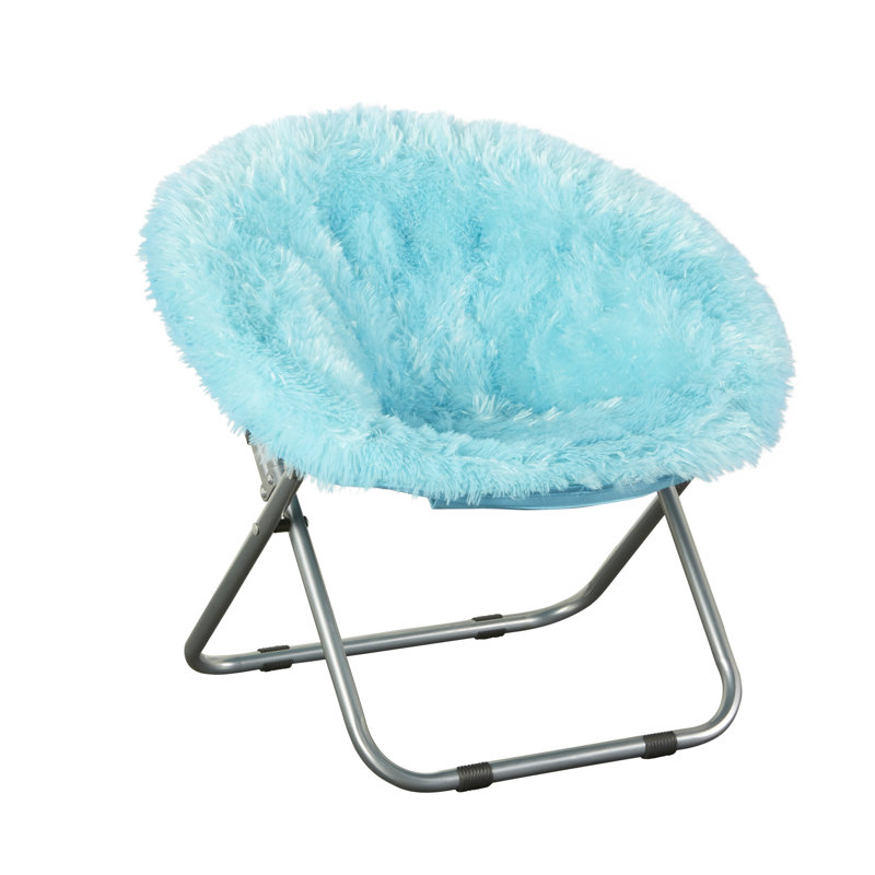 Isabelle & Max Brimmer Plush Kids Faux Fur Saucer Chair Wayfair